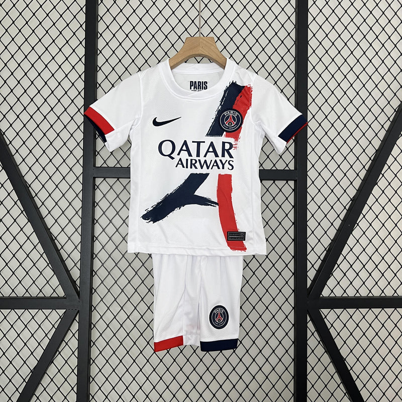 camisa-camiseta-paris-saint-germain-psg-nike-qatar-airways-versao-versao-torcedor-conjunto-infantil-kids-24-25-away-fora-ii-secundaria-2-vermelha-vermelho-azul-branca-branco_1