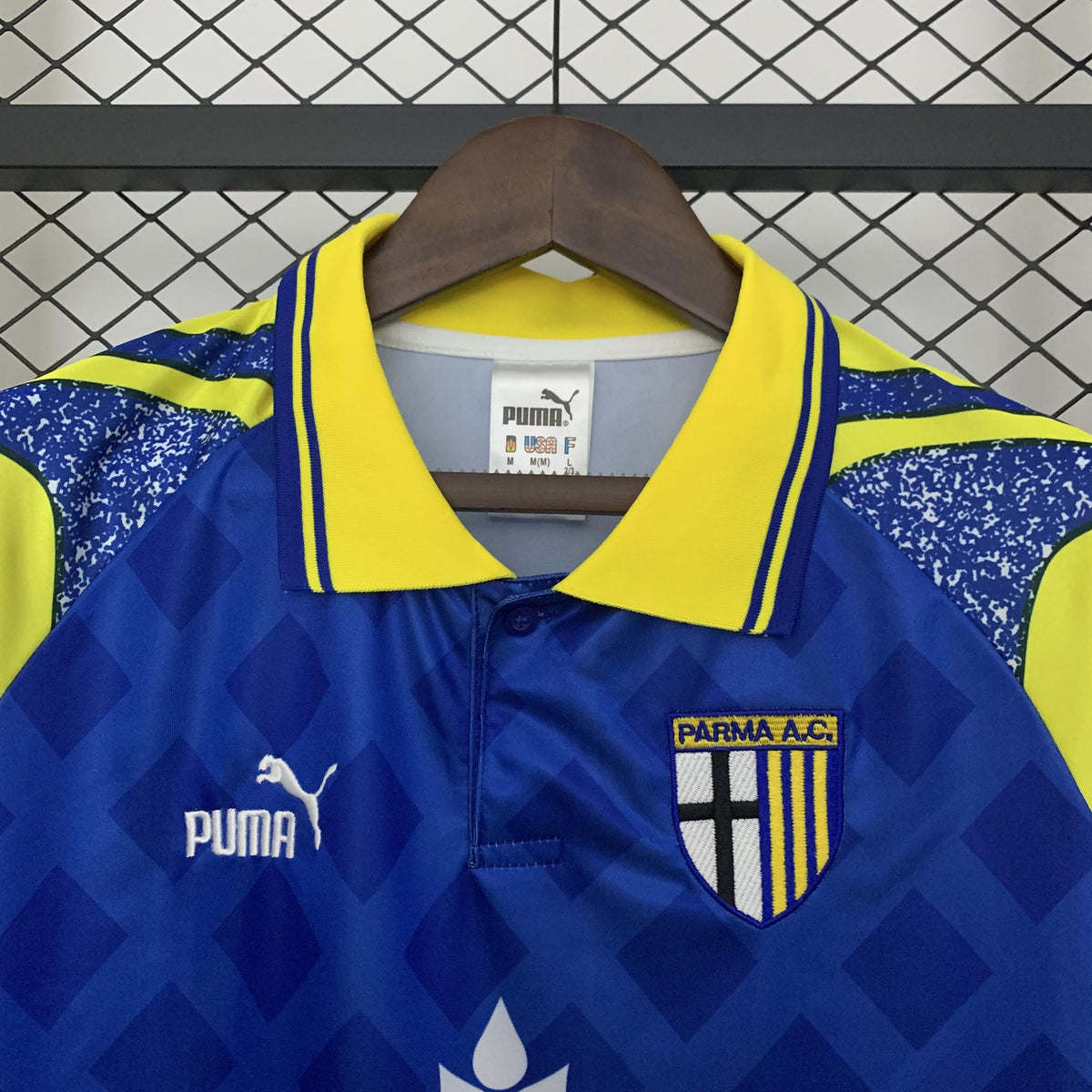 Camisa Parma Retrô Third 95/97 Torcedor Masculina - Azul