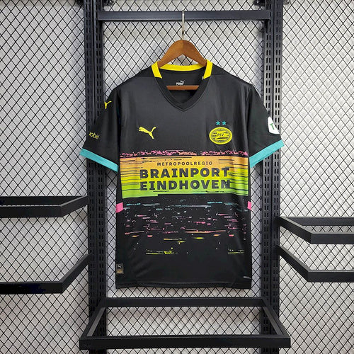 camisa-camiseta-psv-puma-brainport-eindhoven-metropoolregio-versao-versao-torcedor-masculina-24-25-away-fora-ii-secundaria-2-preta-preto-amarela-amarelo-azul_1