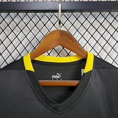 camisa-camiseta-psv-puma-brainport-eindhoven-metropoolregio-versao-versao-torcedor-masculina-24-25-away-fora-ii-secundaria-2-preta-preto-amarela-amarelo-azul_9