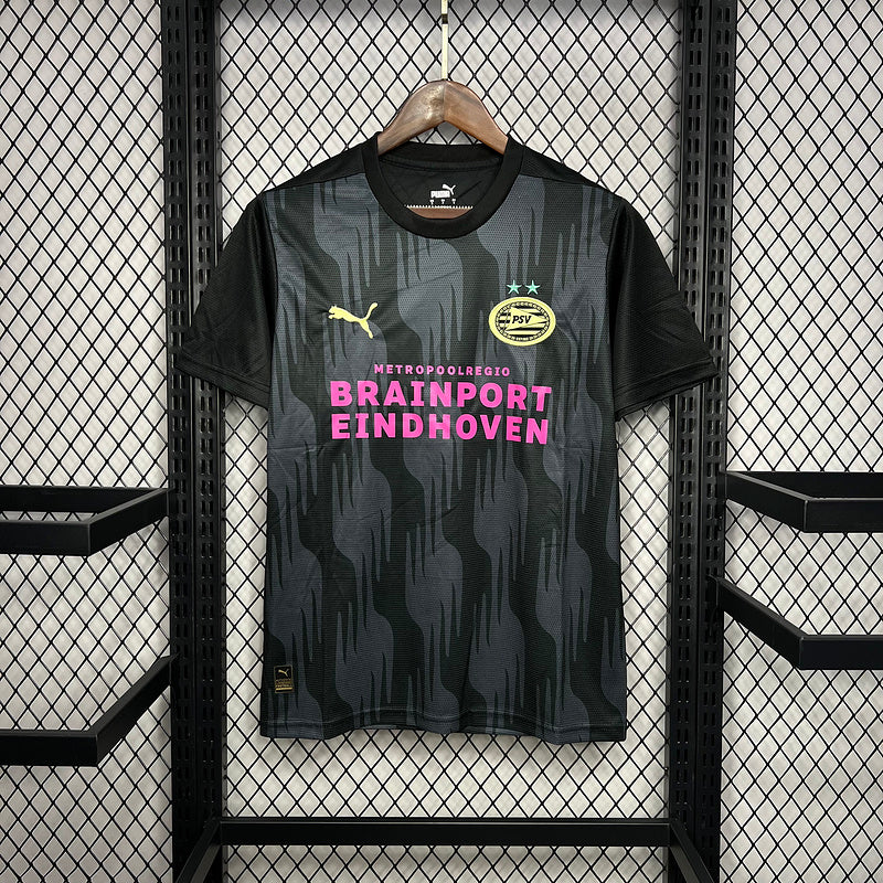 camisa-camiseta-psv-puma-brainport-eindhoven-metropoolregio-versao-versao-torcedor-masculina-24-25-edicao-edicao-especial-preta-preto-roxa-roxo-amarelo-amarela_1