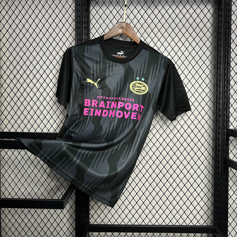 camisa-camiseta-psv-puma-brainport-eindhoven-metropoolregio-versao-versao-torcedor-masculina-24-25-edicao-edicao-especial-preta-preto-roxa-roxo-amarelo-amarela_3