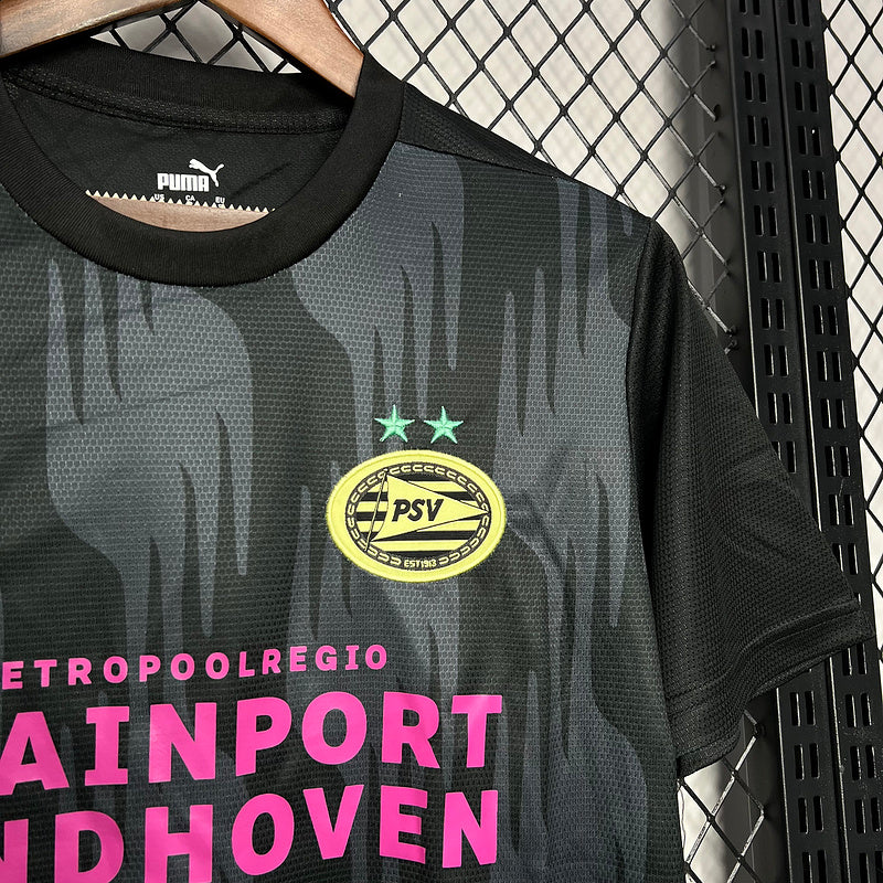 camisa-camiseta-psv-puma-brainport-eindhoven-metropoolregio-versao-versao-torcedor-masculina-24-25-edicao-edicao-especial-preta-preto-roxa-roxo-amarelo-amarela_5