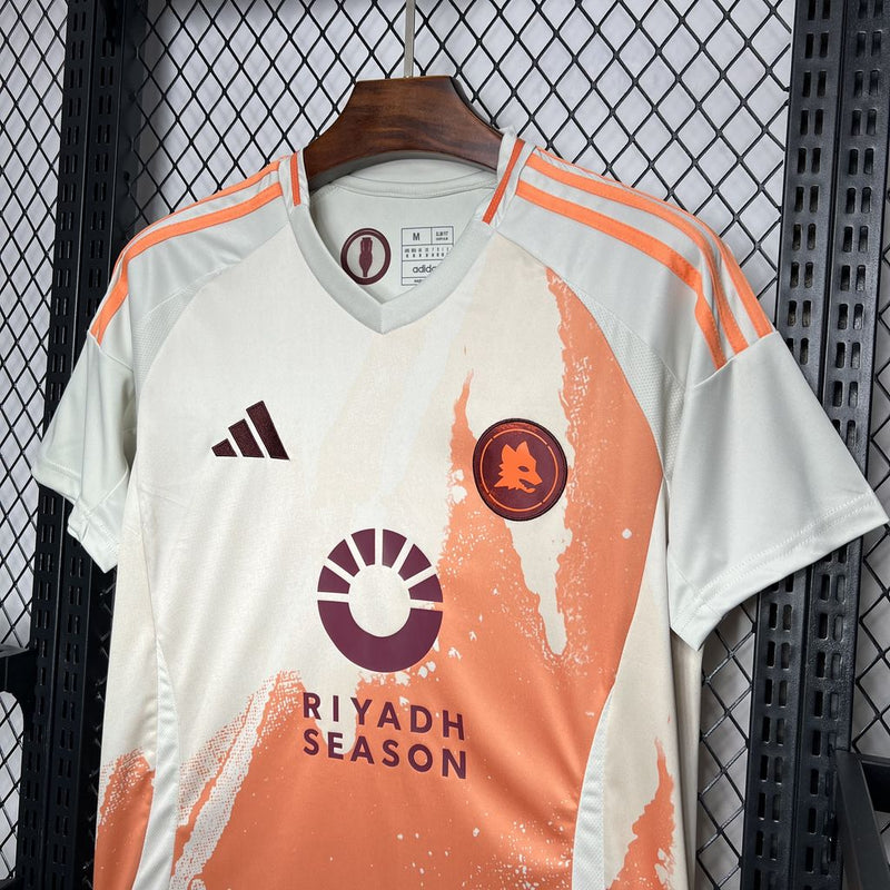 camisa-camiseta-roma-adidas-riyadh-season-versao-versao-torcedor-masculina-24-25-away-fora-ii-secundaria-2-branca-branco-bege-laranja-vinho_7