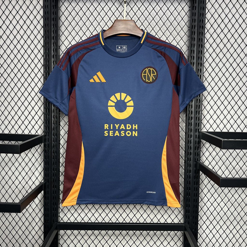 camisa-camiseta-roma-adidas-riyadh-season-versao-versao-torcedor-masculina-24-25-third-away-fora-iii-terceira-3-azul-vinho-laranja_1