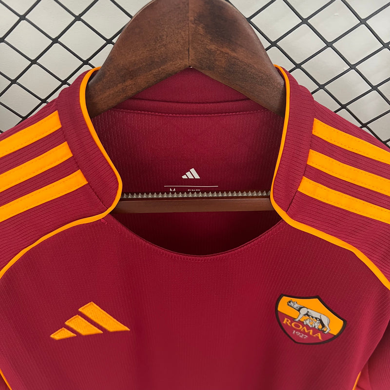 camisa-camiseta-roma-adidas-versao-torcedor-masculina-25-26-home-casa-i-principal-1-vermelha-vermelho-vinho-laranja_2