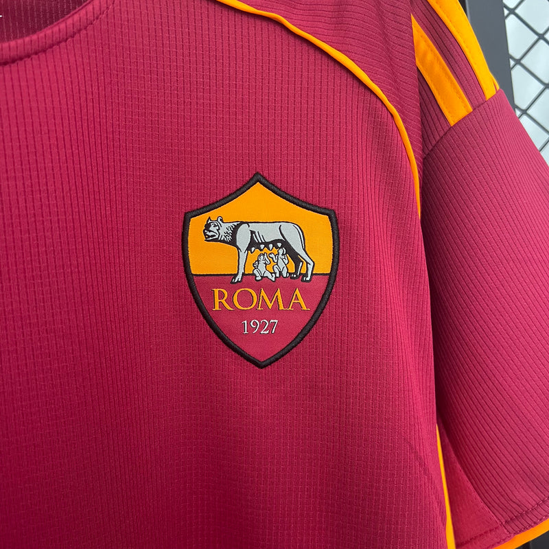 camisa-camiseta-roma-adidas-versao-torcedor-masculina-25-26-home-casa-i-principal-1-vermelha-vermelho-vinho-laranja_4