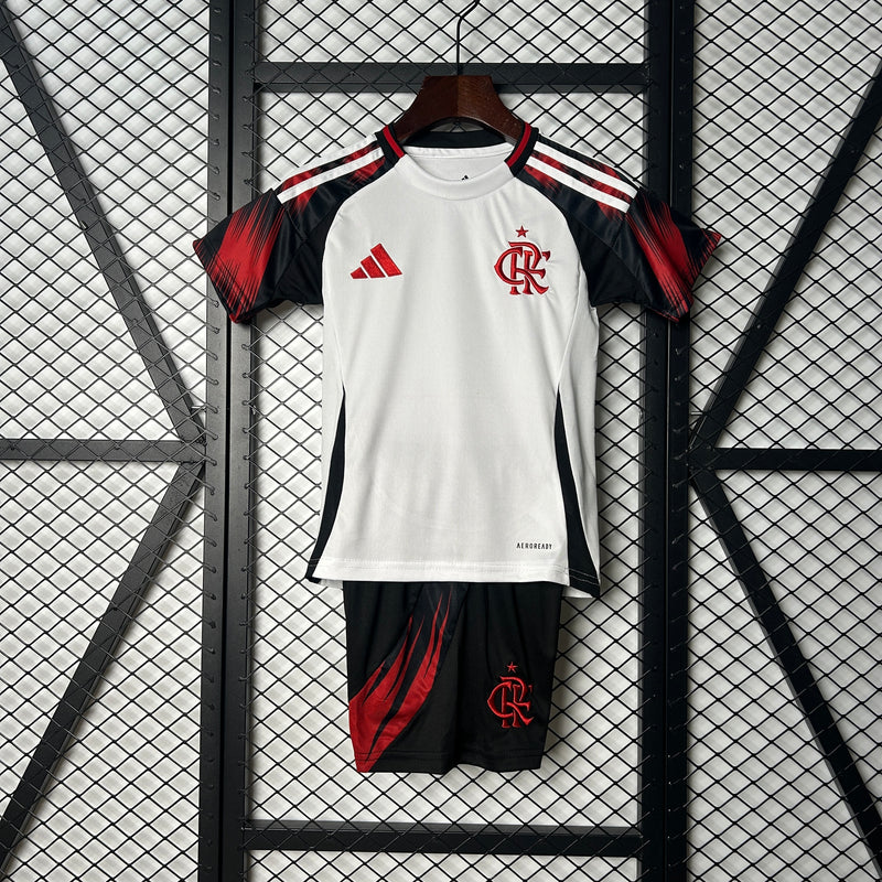 camisa-camiseta-shorts-flamengo-adidas-versao-torcedor-conjunto-infantil-kids-25-26-away-fora-ii-secundaria-2-vermelha-preta-vermelho-preto-branca-branco_1