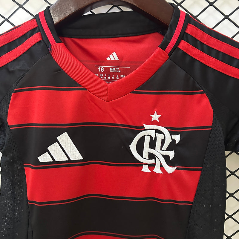 camisa-camiseta-shorts-flamengo-adidas-versao-torcedor-conjunto-infantil-kids-25-26-home-casa-i-principal-1-vermelha-preta-vermelho-preto_2