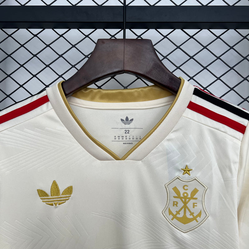 camisa-camiseta-shorts-flamengo-adidas-versao-torcedor-conjunto-infantil-kids-25-26-third-away-fora-iii-terceira-3-vermelha-preta-vermelho-preto-branca-branco-bege_6