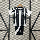 camisa-camiseta-shorts-juventus-adidas-versao-torcedor-conjunto-infantil-kids-24-25-home-casa-i-principal-1-preta-preto-branca-branco_1