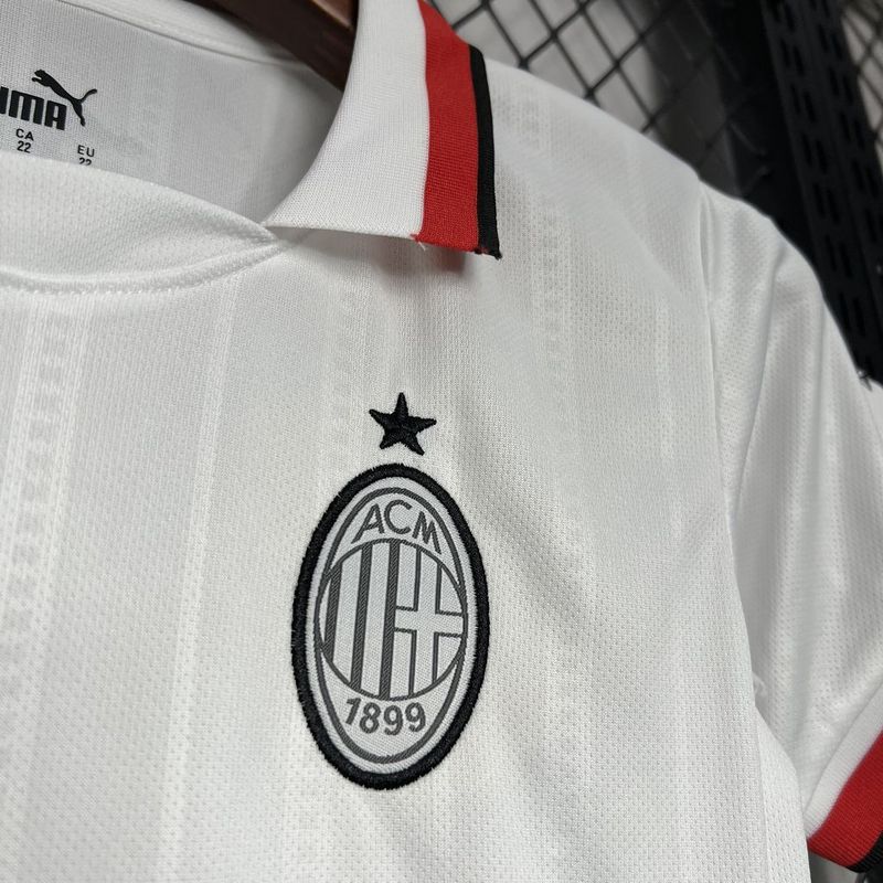 camisa-camiseta-shorts-milan-puma-fly-emirates-better-versao-versao-torcedor-conjunto-infantil-kids-24-25-away-fora-ii-secundaria-2-vermelha-preta-vermelho-preto-branca-bran_5