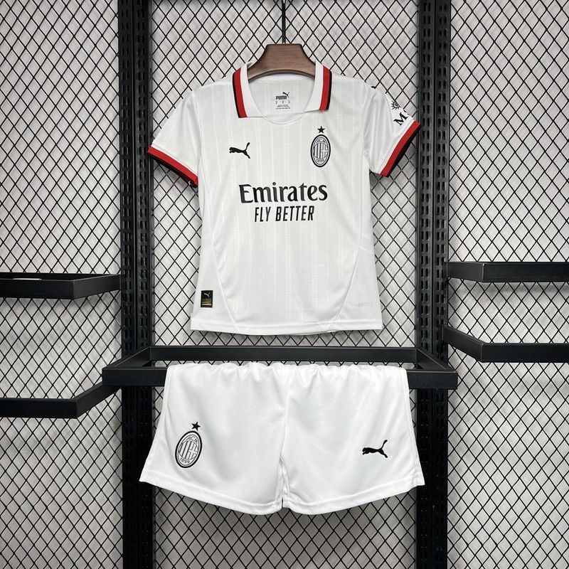 camisa-camiseta-shorts-milan-puma-fly-emirates-better-versao-versao-torcedor-conjunto-infantil-kids-24-25-away-fora-ii-secundaria-2-vermelha-preta-vermelho-preto-branca-branco_1
