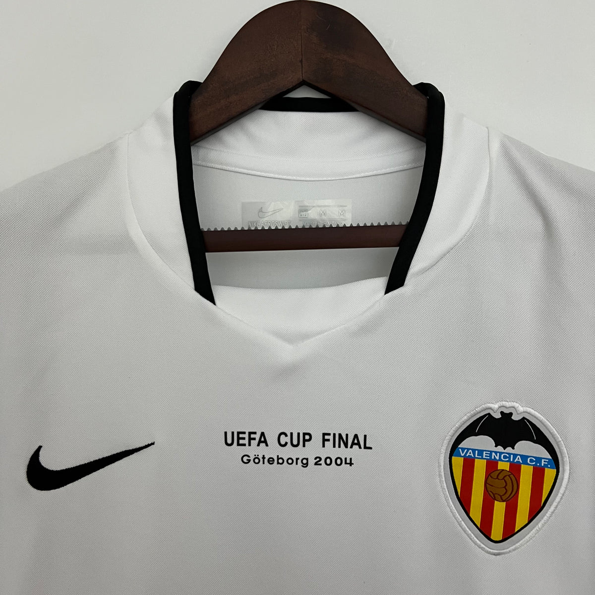 Nike Valencia CF ホワイトシャツ Camisa Valencia Nike 2003 - Memorias do Esporte