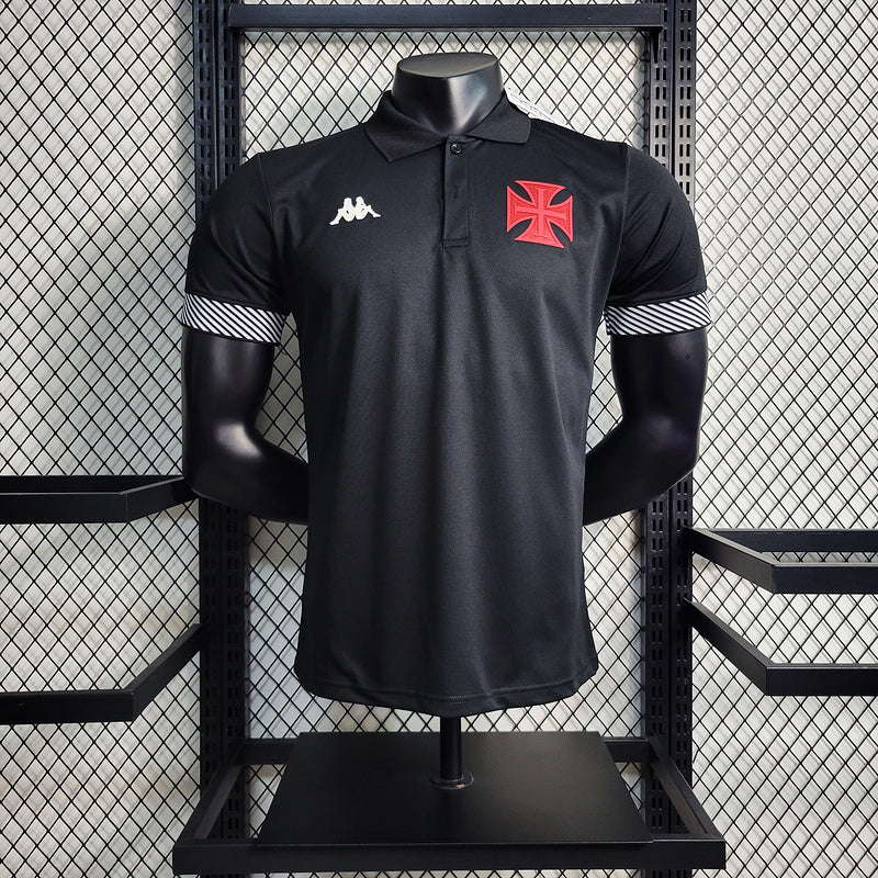 camisa-camiseta-vasco-da-gama-kappa-versao-versao-jogador-masculina-23-24-edicao-edicao-especial-polo-pec-payet-preta-preto-gola-cinza_1