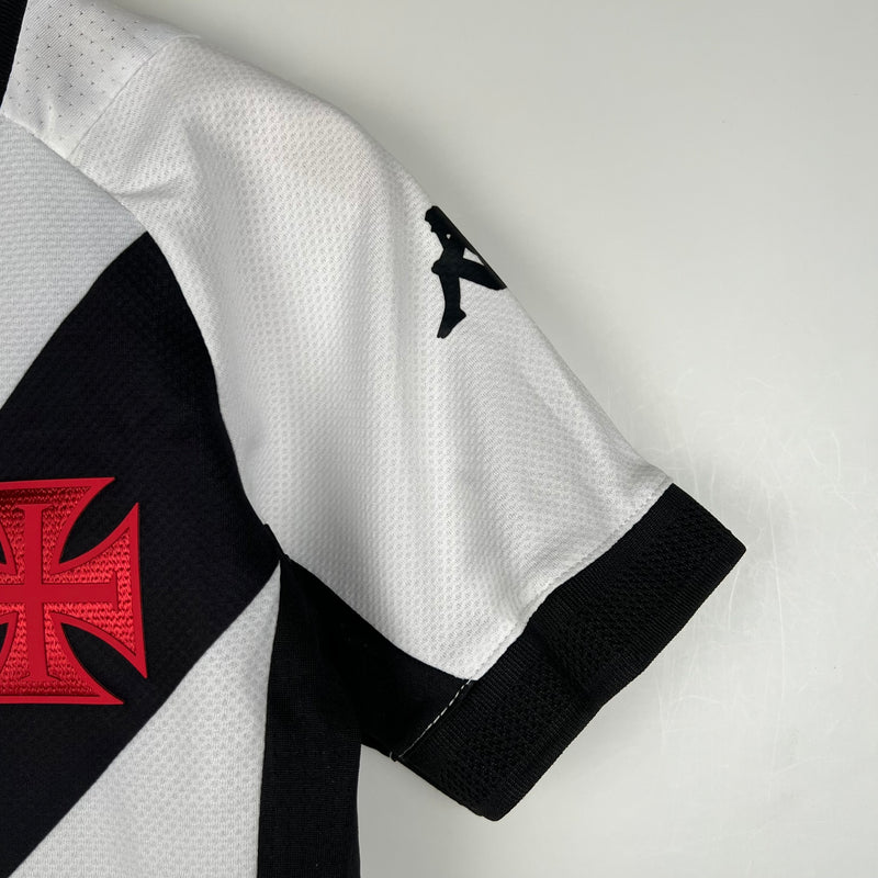 camisa-camiseta-vasco-da-gama-kappa-versao-versao-torcedor-conjunto-infantil-kit-kid-kids-23-24-away-fora-2-ii-secundaria-preta-preto-branca-branco-payet_10