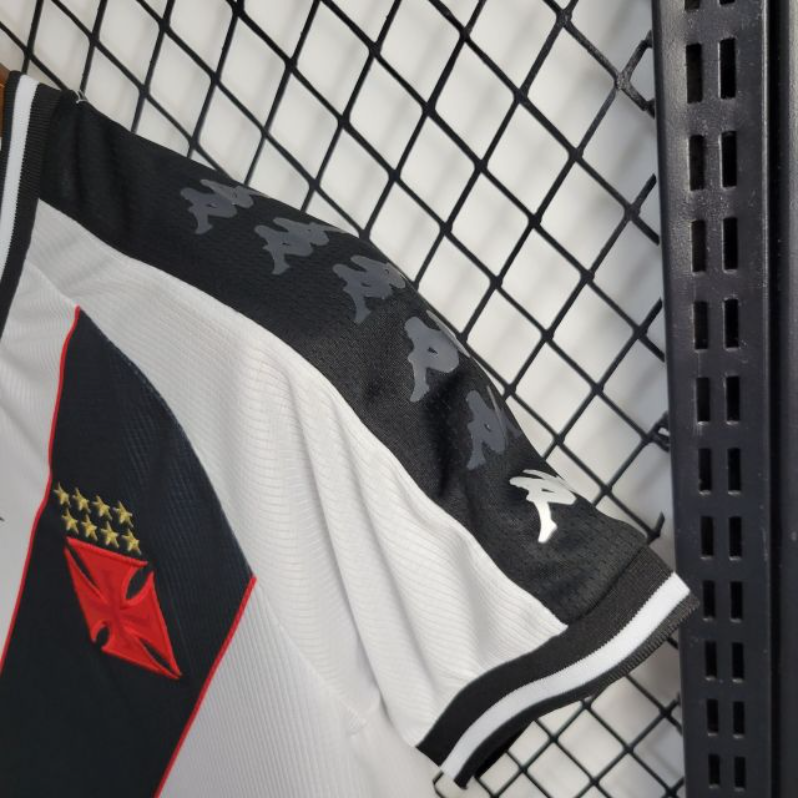 camisa-camiseta-vasco-da-gama-kappa-versao-versao-torcedor-conjunto-infantil-shorts-24-25-away-fora-2-ii-secundaria-preta-preto-branca-branco-payet_2