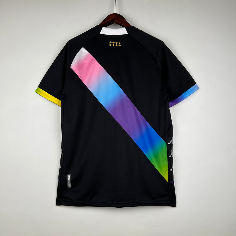 camisa-camiseta-vasco-da-gama-kappa-versao-versao-torcedor-masculina-23-24-edicao-edicao-especial-colorida-arco-iris-preta-preto-branca-branco-payet_8