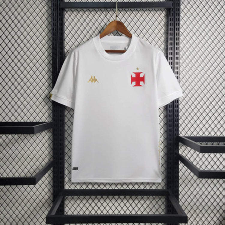 camisa-camiseta-vasco-da-gama-kappa-versao-versao-torcedor-masculina-23-24-goleiro-goalkeeper-gabriel-pec-payet-branca-branco-dourada-dourado_1