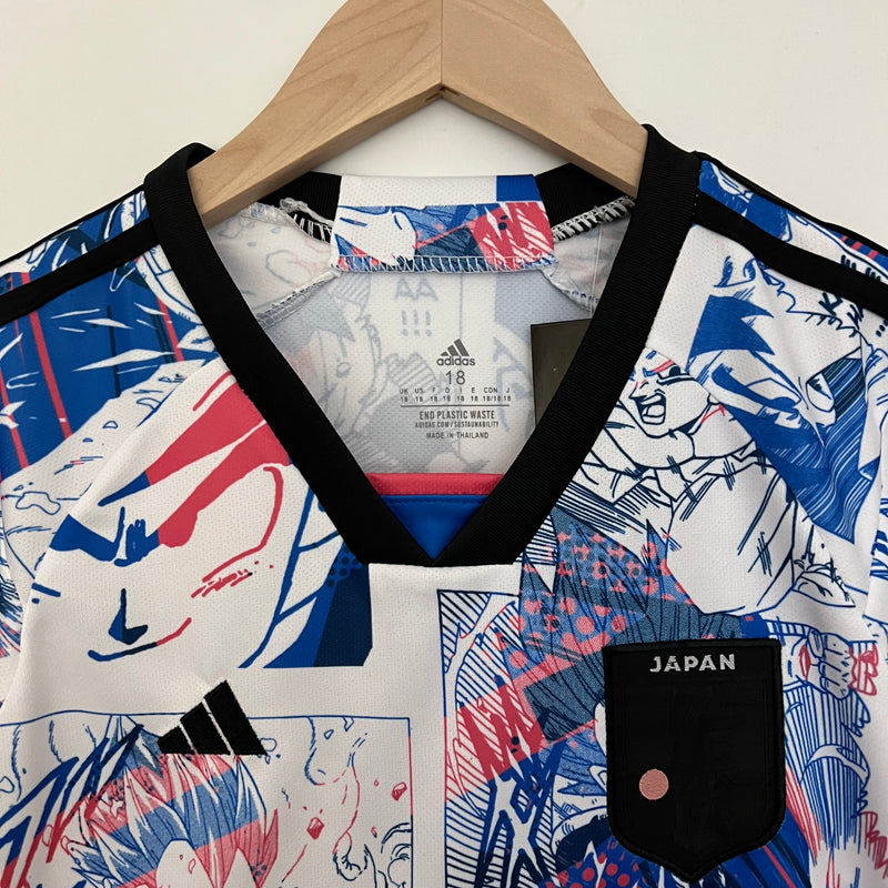 conjunto-infantil-kit-kids-kid-japao-japao-selecao-selecao-japonesa-adidas-versao-versao-torcedor-22-23-edicao-edicao-especial-dragon-ball-goku-vegeta-dragao-branca-branco-azul-rosa_5